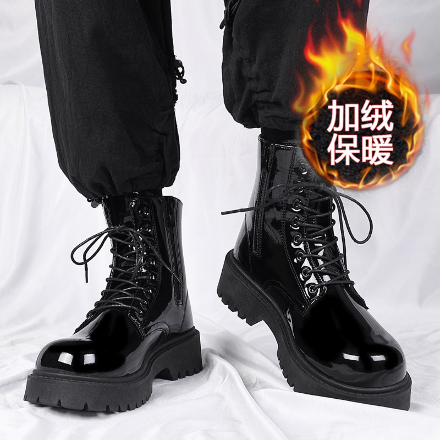 Crossfit Outdoor - Botas masculinas de cano alto, quentes