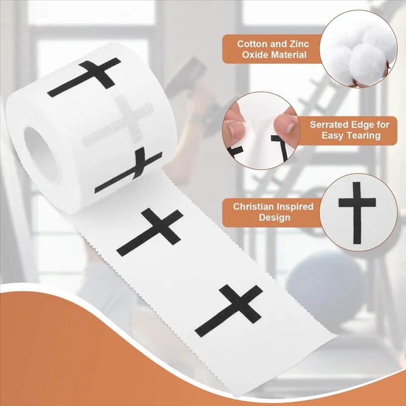 Finger Tape Athletic - Fita Esportiva de Algodão com Borda
