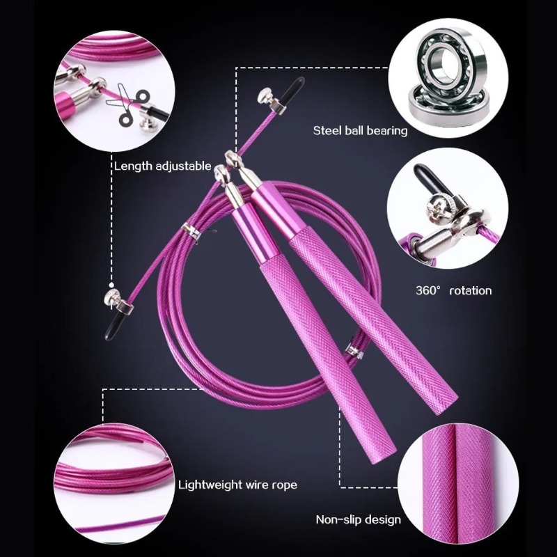 Corda de Pular Rápida para Cro - Jump Rope Speed Bearing avaliação e preço