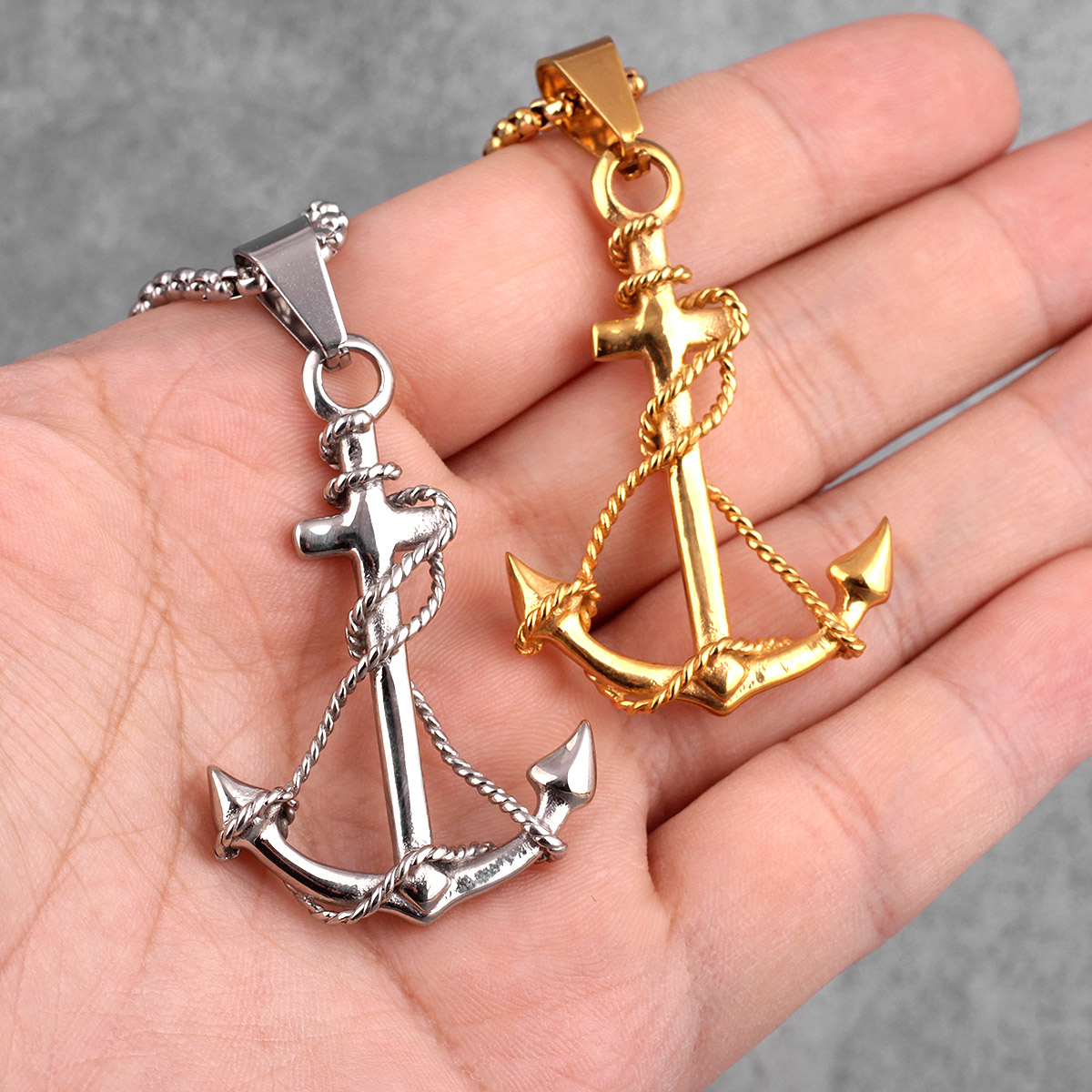 Colar masculino com âncora dou - Battle Rope Anchor avaliação e preço