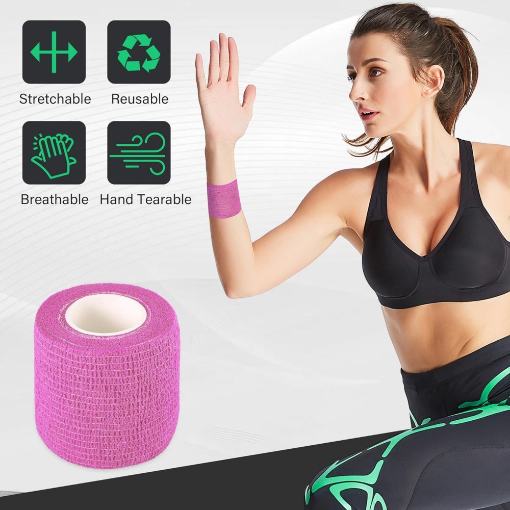 2 unidades de bandagem coesiva - Finger Tape Athletic avaliação e preço