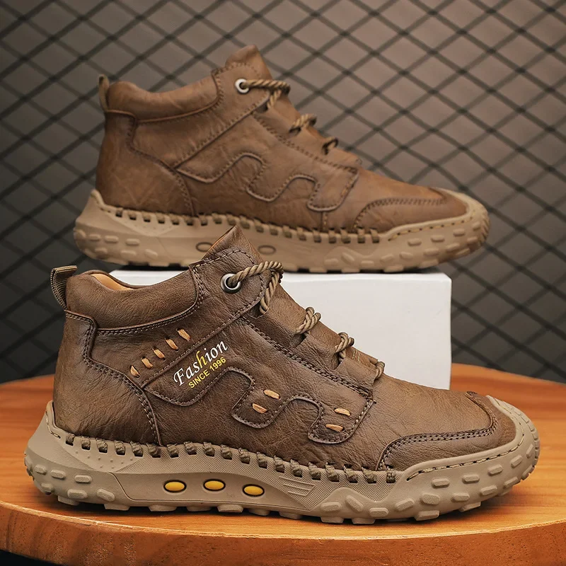 Botas Masculinas de Couro Micr - Crossfit Outdoor avaliação e preço
