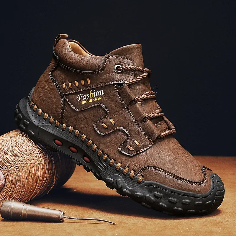 Botas Masculinas de Couro Micr - Crossfit Outdoor avaliação e preço