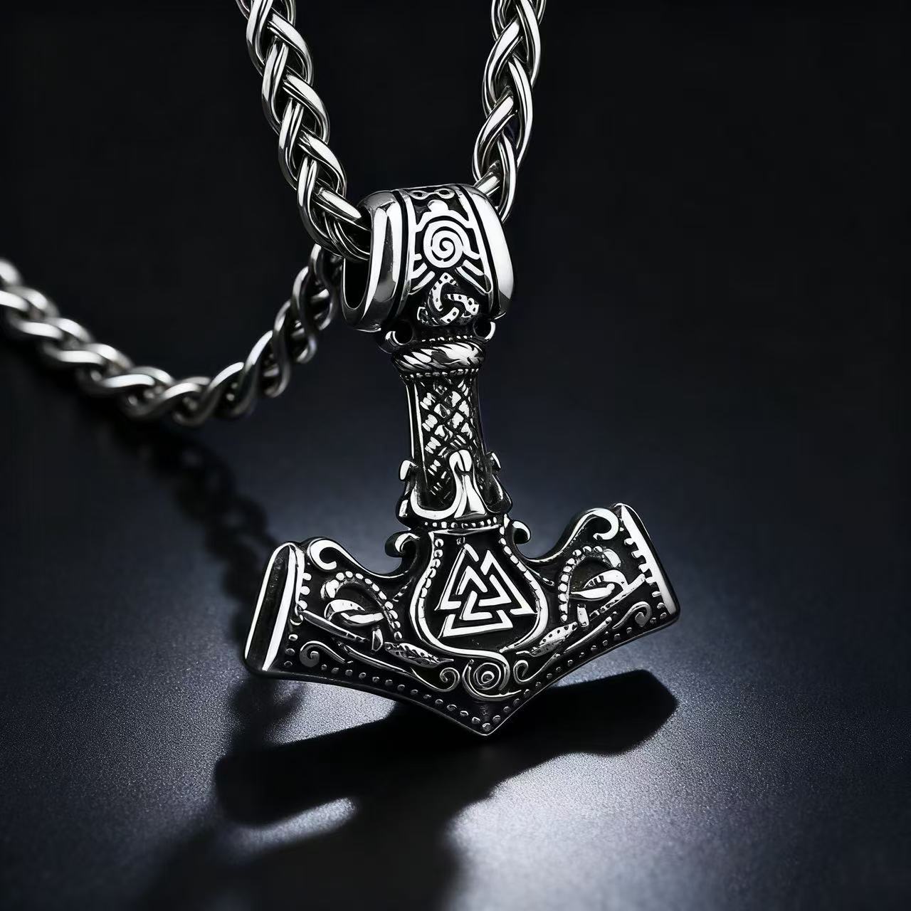 Colar com pingente nórdico de  - Battle Rope Anchor avaliação e preço