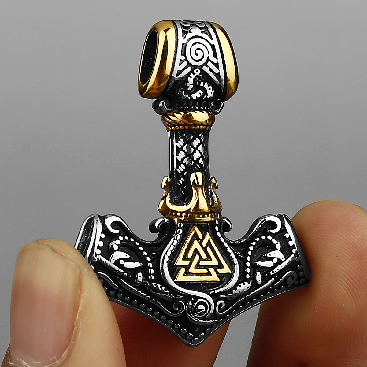 Colar com pingente de runa vik - Battle Rope Anchor avaliação e preço