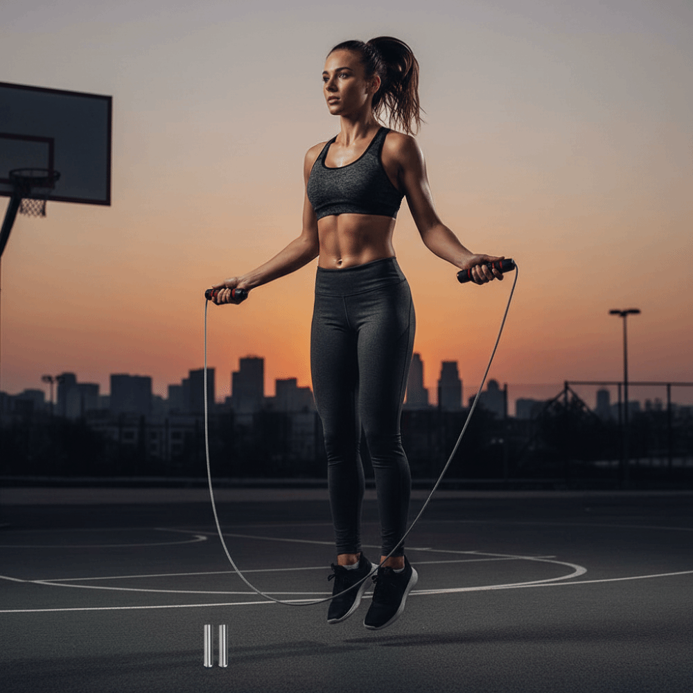 Corda de Pular Ajustável com A - Jump Rope Speed Bearing avaliação e preço